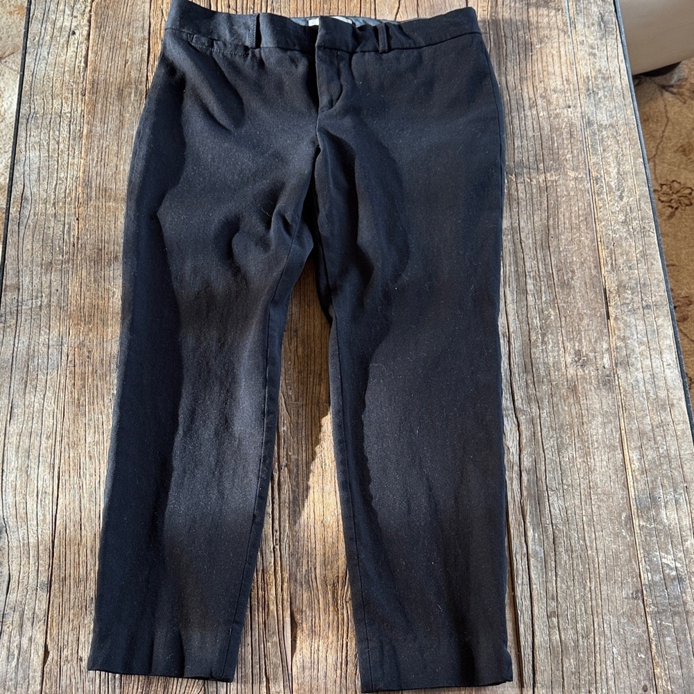 Banana Republic Sloan Fit Black Pants 10
